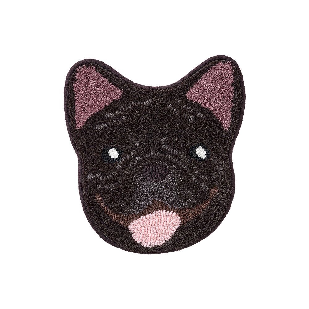 イヌカオ マット チェアマット チェアパッド 椅子 洗える 洗濯 ペット 犬 いぬ イヌ かわいい 約32〜40×33〜40cm 日本製 国産 スミノエ | スミノエ | 15