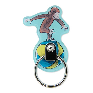 スマホリング おさるのジョージ リングスタンド ホールドリング スタンド ひとまねこざる 落下防止 おしゃれ g-24 |  | 01