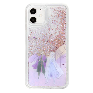 iPhone12 mini ケース ディズニー アナと雪の女王 グリッターケース クリア ラメ iPhone12 mini アイフォン12 ミニ dn-812 |  | 01