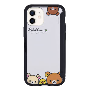 iPhone12 mini ケース リラックマ SHOWCASE+ クリア 写真やメモが挟めるケース iPhone12 mini アイフォン12 ミニ grc-244 |  | 01