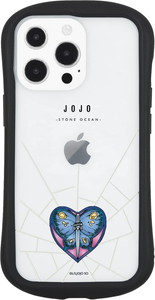 iPhone 13 Pro ケース ジョジョの奇妙な冒険 ストーンオーシャン クリア スマホケース アイフォン13 プロ jjk-64｜monomode｜02