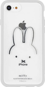 iphone se ケース 第2世代 第3世代 ミッフィー イーフィット クリア IIIIfit Clear iPhone8 iPhone7 ハイブリッドケース mf-303 |  | 01