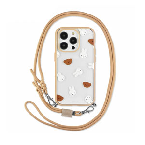 iPhone14Pro ケース ミッフィー IIIIfit Loop ストラップ紐付き 携帯ケース ショルダー アイフォン14プロ ストラップ 肩掛け 斜め掛けmf-359 |  | 01
