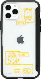 iPhone12 ケース iPhone12 Pro ミニオンズ クリア SHOWCASE+ メモ等が挟める iPhone 12 iPhone 12 Pro アイフォン12 アイホン12ケース 透明 キャラクター |  | 01