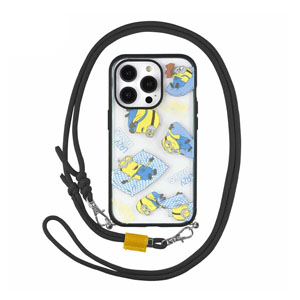 iPhone14 Pro ケース 怪盗グルー ミニオンズ シリーズ IIIIfit Loopストラップ紐付き 携帯ケース ショルダー アイフォン 14プロ mini-403 |  | 01