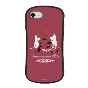 iphone SE ケース 第2世代 ムーミン Moomin mamma’s Rose ガラス iPhone8 iPhone7 携帯ケース スマホケース アイフォン8 ケース ムーミンママ　mmn-97｜monomode｜02