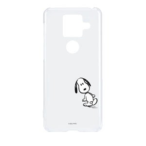 aquos sense4 plus ケース クリア スヌーピー ピーナッツ アクオス SH