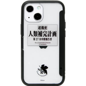 iPhone13 mini ケース エヴァンゲリオン 写真やメモが挟めるケース SHOWCASE+ ケース クリアケース アイフォン13 ミニ ev-164 |  | 01
