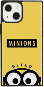 iPhone13 mini ケース ガラス スクエア ミニオンズ iPhone 12mini アイフォン iPhone13mini ケース ミニオン  mini-327 |  | 01