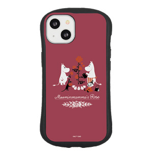 iPhone13 ケース ムーミン Moomin mamma's Rose ガラス