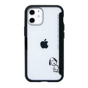 iPhone12 mini ケース スヌーピー クリア SHOWCASE+ 写真やメモが挟めるケース...