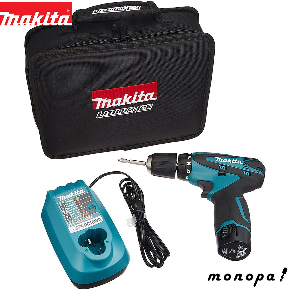 �}�L�^ Makita DF330DWSP �[�d���h���C�o�h���� 10.8V 22N�Em �L�[���X�`���b�N�d�l �o�b�e��1�{�E�[�d��E�\�t�g�P�[�X�t �Z�b�g �h�����h���C�o�[