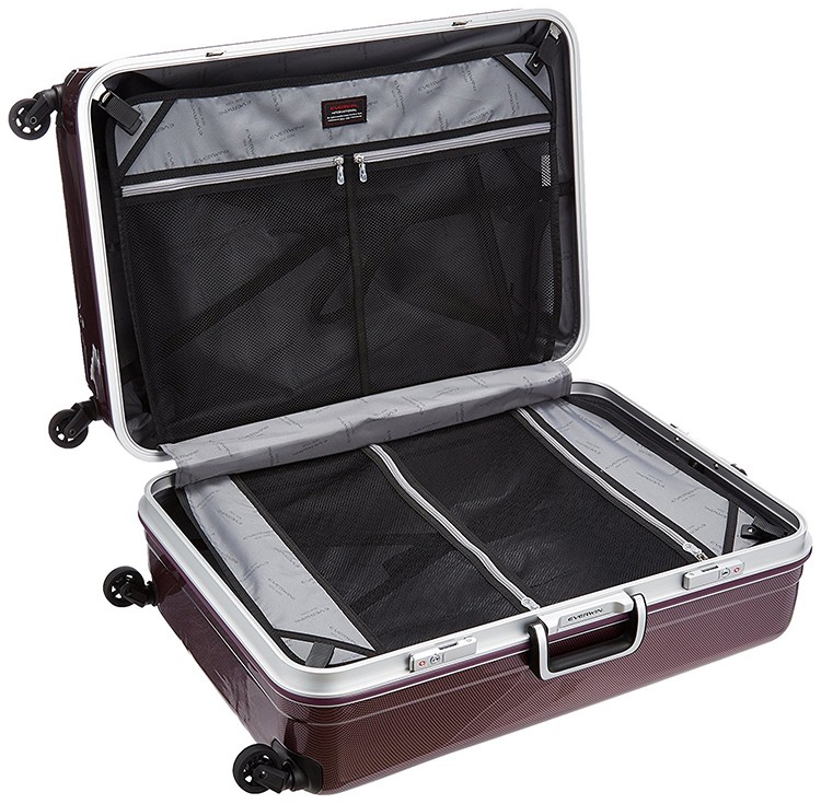 スーツケース EVERWIN(エバウィン) 157センチ以内 超軽量設計 静音 4輪 TSAロック搭載 BE LIGHT 68cm 94L 31227