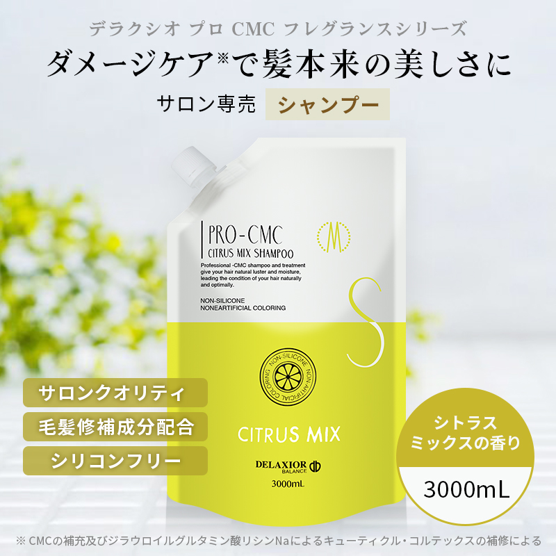 DELAXIOR（デラクシオ） プロ CMC シャンプー 単品 3000mL サロン専売