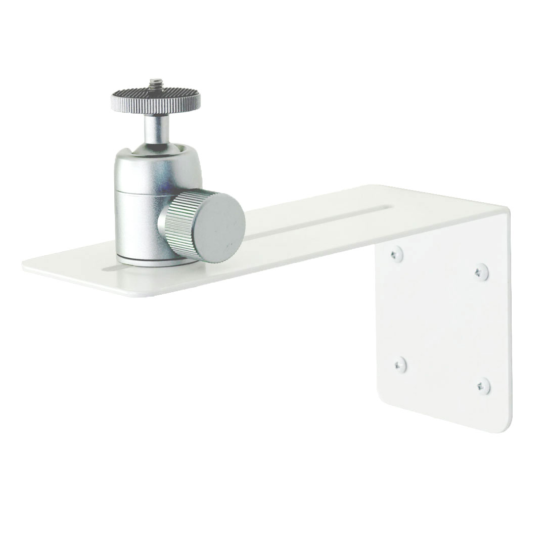 プロジェクター壁付け金具 耐荷重3kg ロングタイプ ホワイト / ダークグレー 1/4インチネジ プロジェクター台 プロジェクター スタンド 壁掛け 壁面 収納 |  | 01