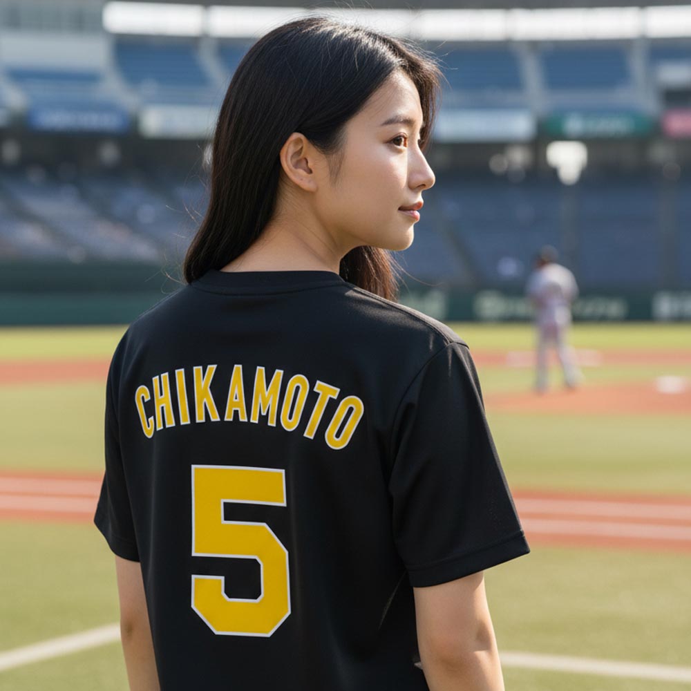 阪神タイガース グッズ TL 近本 黄文字 背番号Tシャツ 球団承認 近本