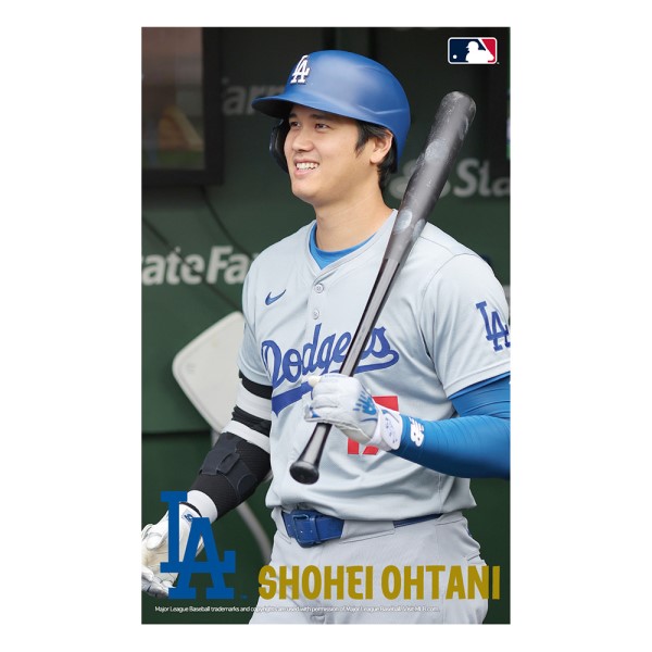 大谷翔平　ドジャース　ボブルヘッド　バットキーホルダー&サイン入りポストカード 大谷翔平 ドジャース ボブルヘッド バットキーホルダー&サイン