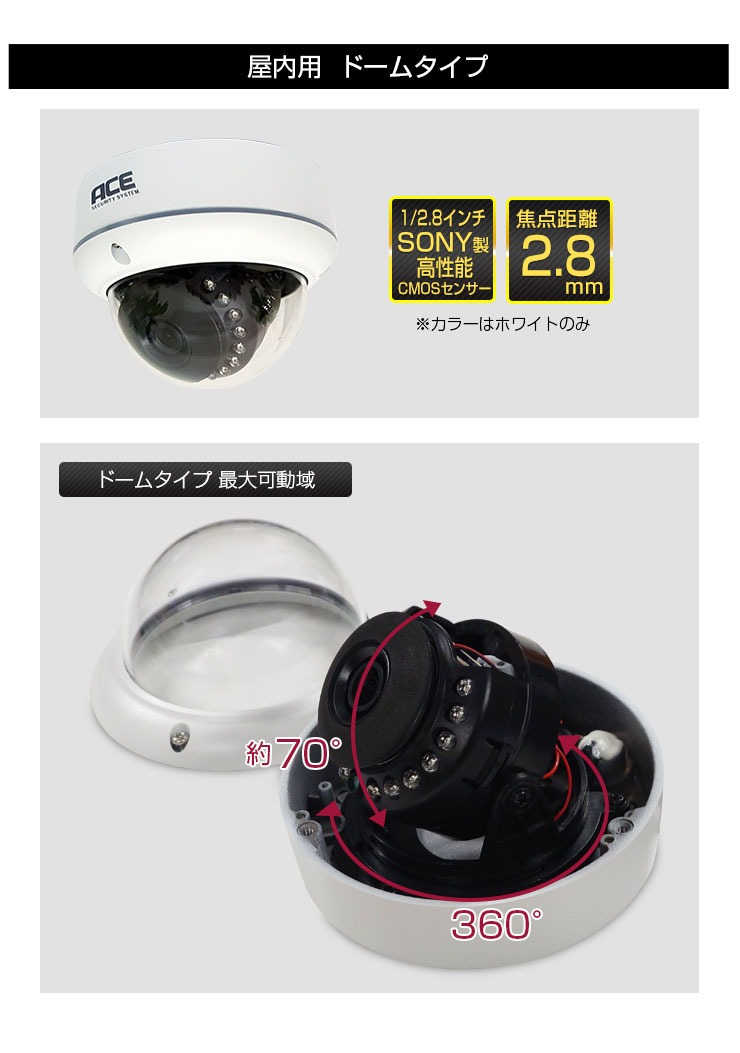 38万画素防水暗視バリフォーカルカメラ「NSC740」です！ 38万画素防犯カメラ 屋外用 | NSKダイレクトショップ
