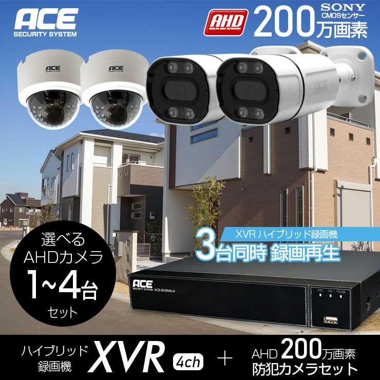 ACE 監視カメラシステム 4台セット　10インチモニター付き　動作良好！ Amazon.co.jp: SecuSTATION 防犯カメラ ワイヤレス 4台 セット