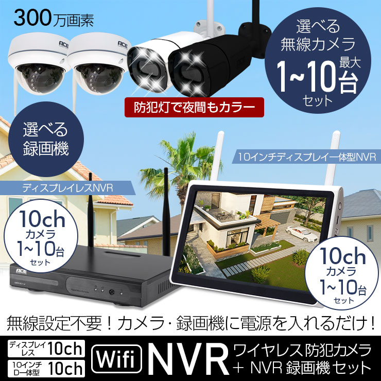 SecuSTATION 高画質防犯カメラ Wi-Fi認証 3台セット SecuSTATION 防犯カメラ 屋外 セット 家庭用 ワイヤレス wifi