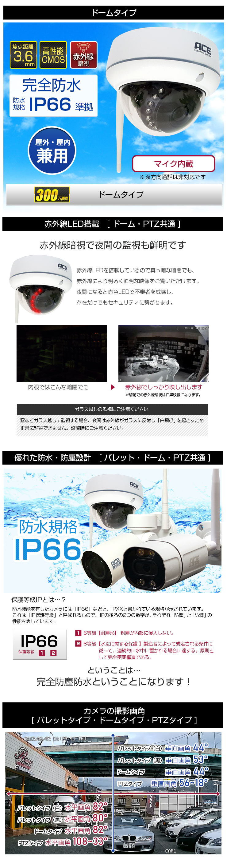 防犯カメラ セット 2台 4台 6台 8台 10台 屋外 ワイヤレス モニター 付き 監視 家庭用 300万画素 NVR : wbw-801-4 :  防犯システムのモノサプライ - 通販 - Yahoo!ショッピング