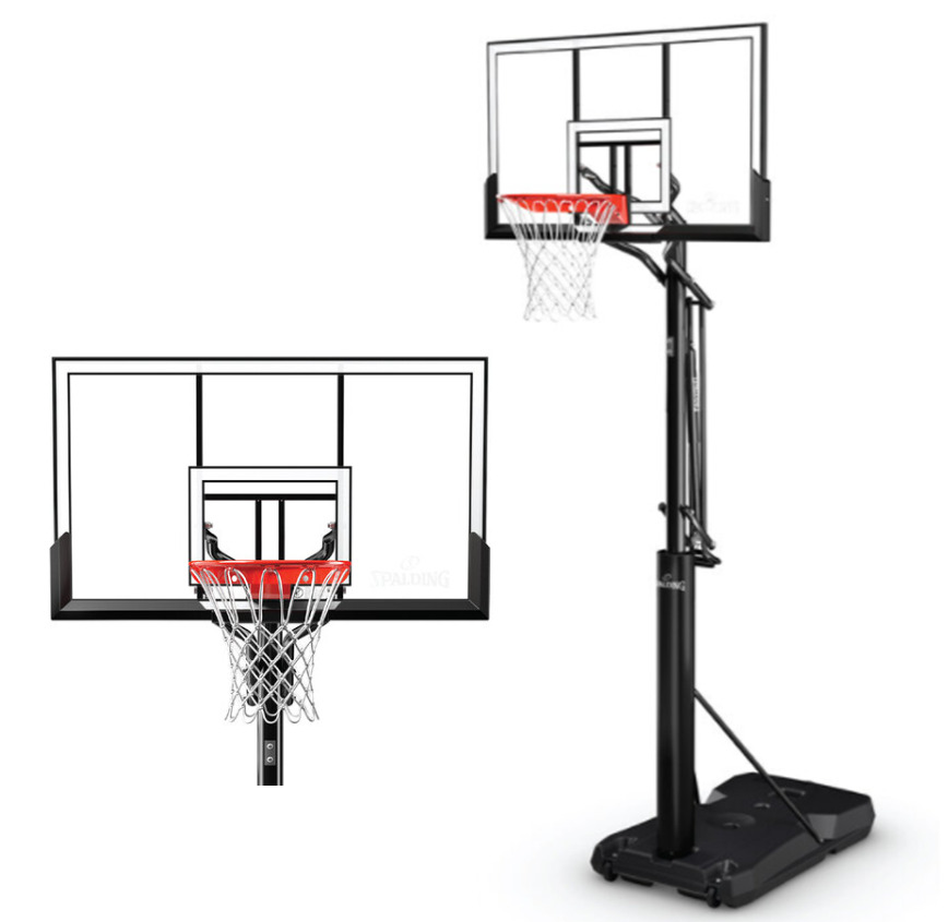 本格 54インチ Spalding スポルディング バスケットボールゴール バスケットゴール 137x81センチ 高さ調整 228〜305センチ  バックボード : mw-spaldingbasketballgoal : 株式会社 モノワールド - 通販 - Yahoo!ショッピング