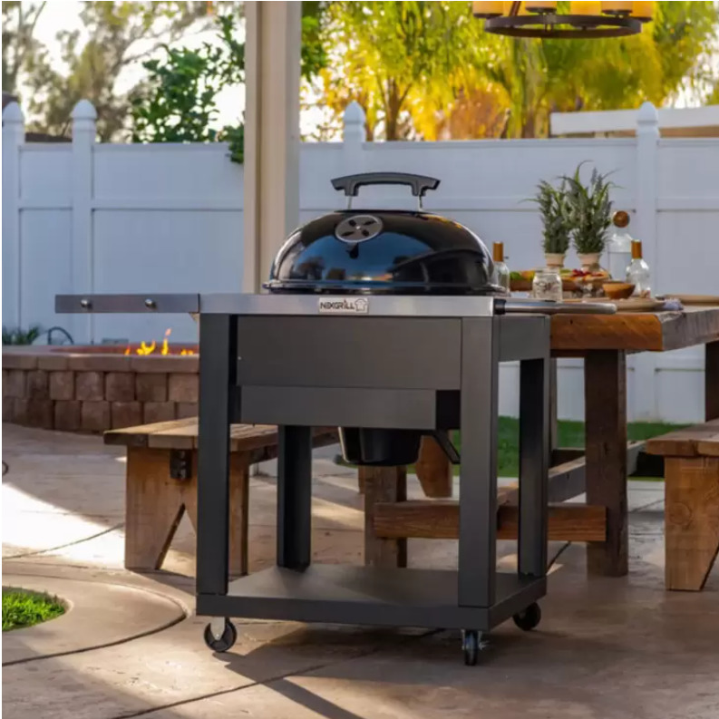 BBQグリル【蓋付き】 当日発送品Nexgrill チャコール ケトルグリル カート付 クッキング