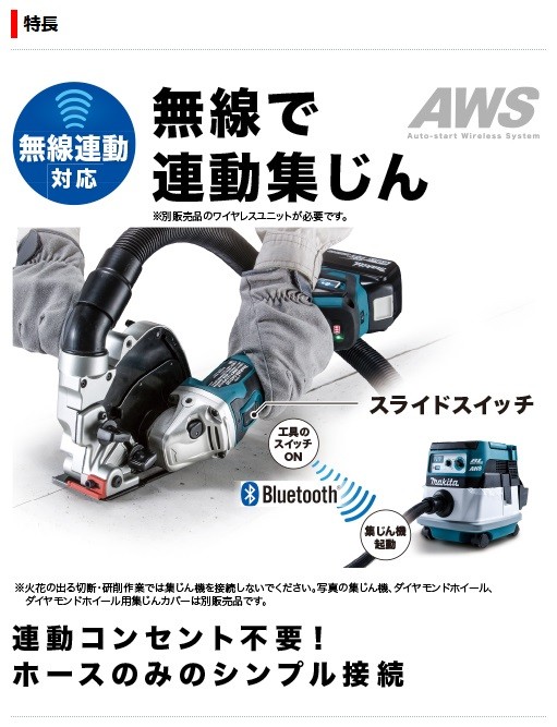 マキタ（makita） 充電式ディスクグラインダ 100mm GA412DRGX 18V/6.0