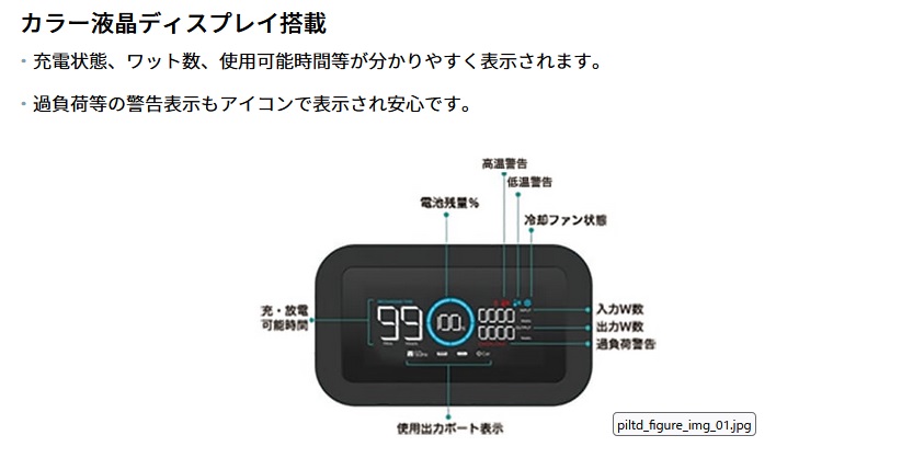 在庫あり：即日〜翌営業日出荷】三菱重工 ML720i ポータブル電源 VOLTANK : ml720i : モノえーる - 通販 -  Yahoo!ショッピング