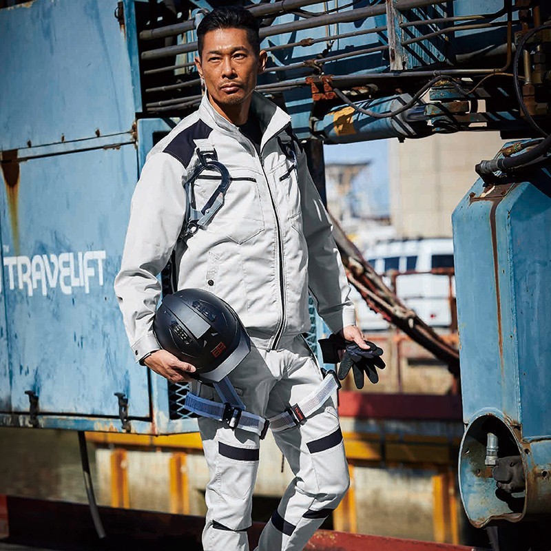 HOOH（鳳皇） 快適ウエアハーネス対応 長袖ブルゾン V9501 シルバー