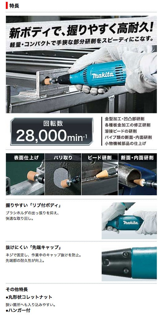 マキタ（makita） ミニグラインダ GD0603 : モノえーる - 通販 - Yahoo 
