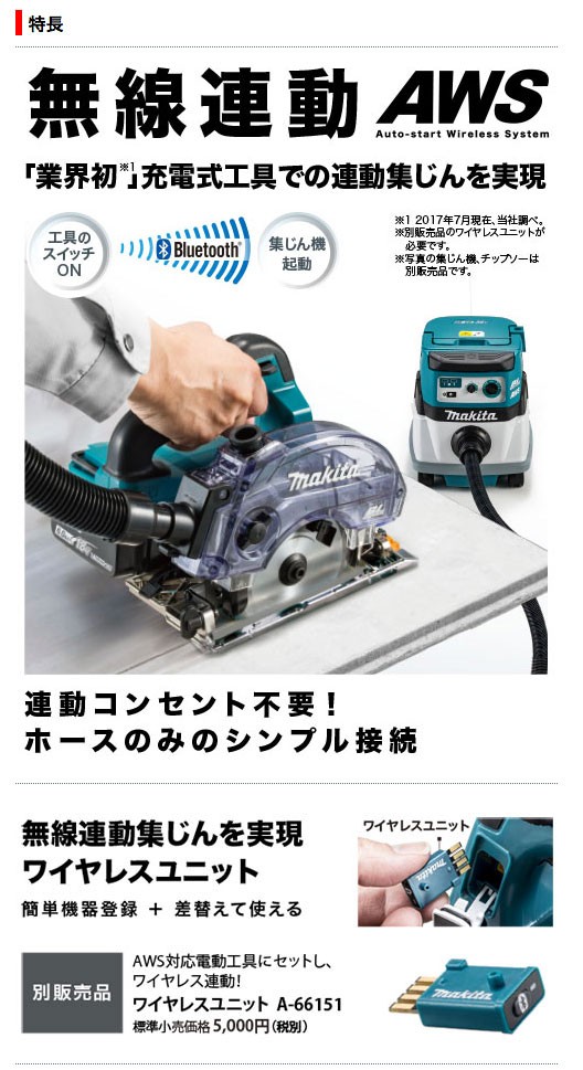 マキタ（makita） 充電式防じんマルノコ 125mm KS513DZ 18V対応（本体 