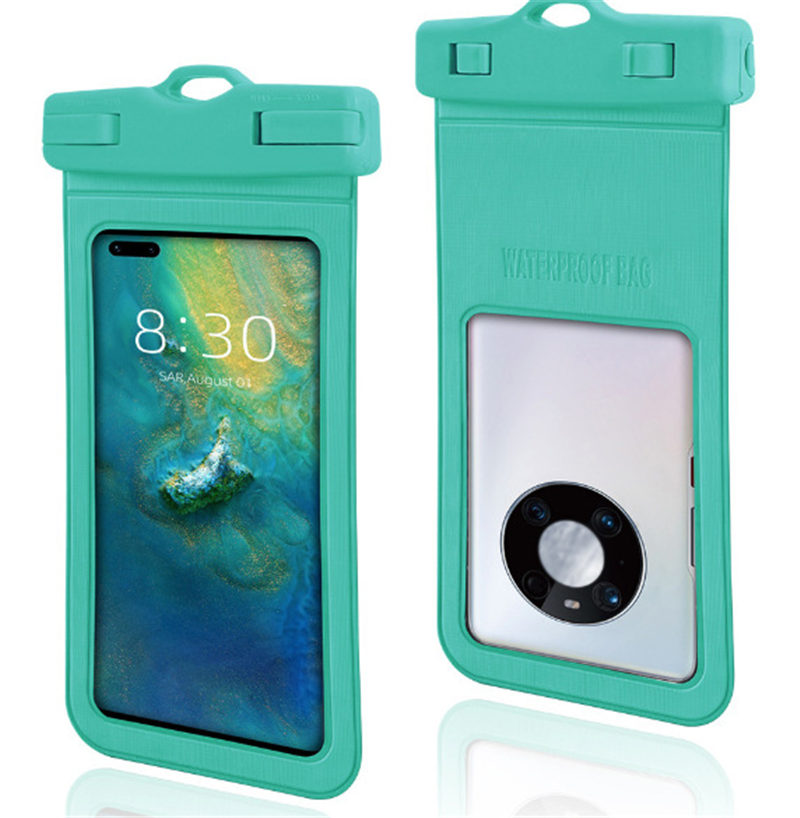 スマホ 防水ケース 海 iPhone 携帯 IPX8 風呂 7.3インチ以下機種対応 顔認証対応 完全防水 ネックストラップ付き 小物入れ｜monrose｜07
