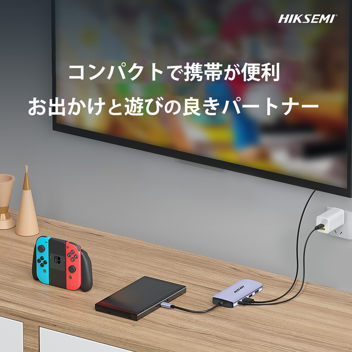 HIKSEMI USB Type-C ハブ 11in1 100W USB Power Delivery 対応 USB-Cポート 4K (30Hz) 出力対応 HDMIポート 5Gbps 高速データ転送 国内正規品｜monster-storage｜05