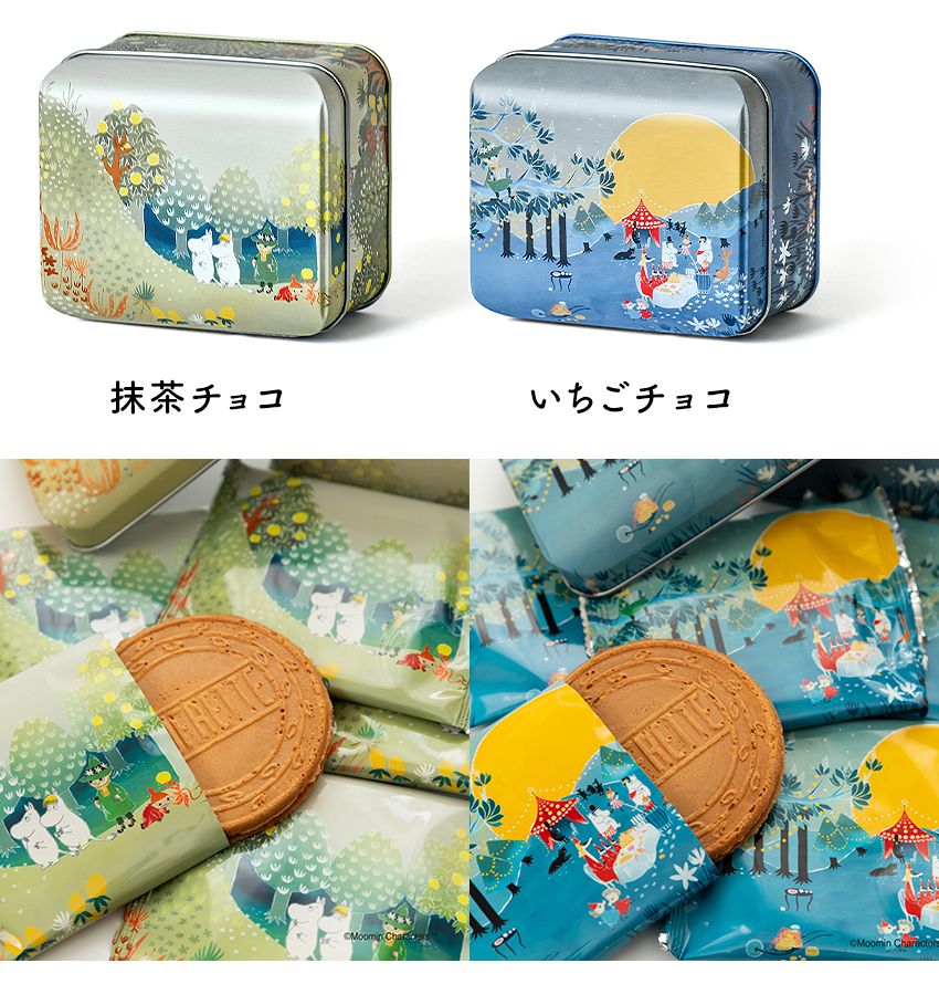 MOOMIN ムーミン クリームサンドゴーフレット 缶入り ゴーフレット