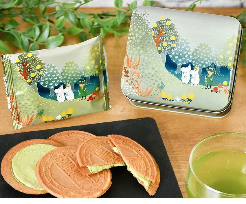 MOOMIN ムーミン クリームサンドゴーフレット 缶入り ゴーフレット