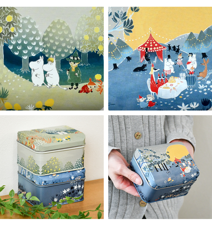 MOOMIN ムーミン クリームサンドゴーフレット 缶入り ゴーフレット