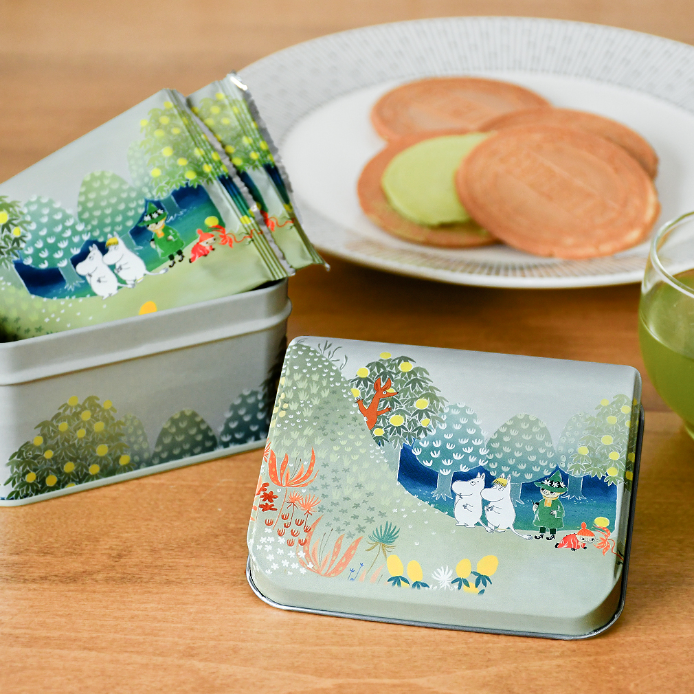 MOOMIN ムーミン クリームサンドゴーフレット 缶入り ゴーフレット