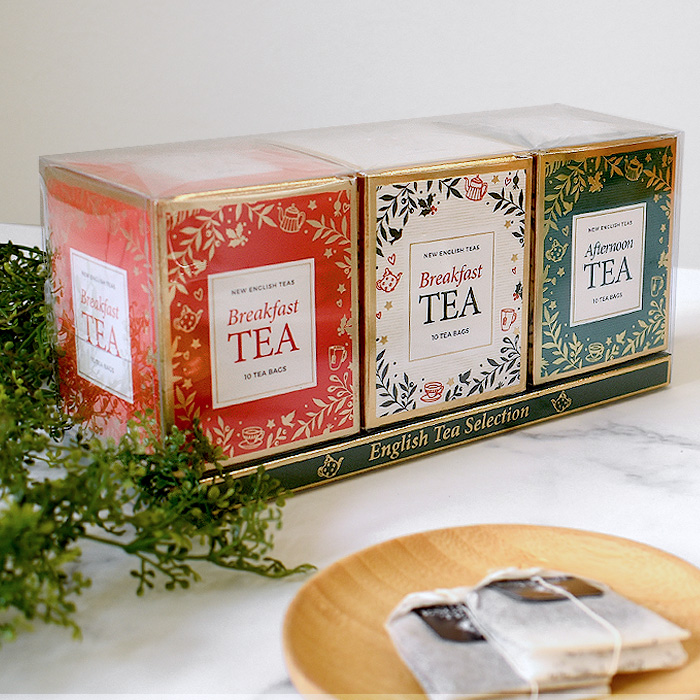 NEW ENGLISH TEAS 紅茶 トリプルボックスセット ティーバッグ 30袋