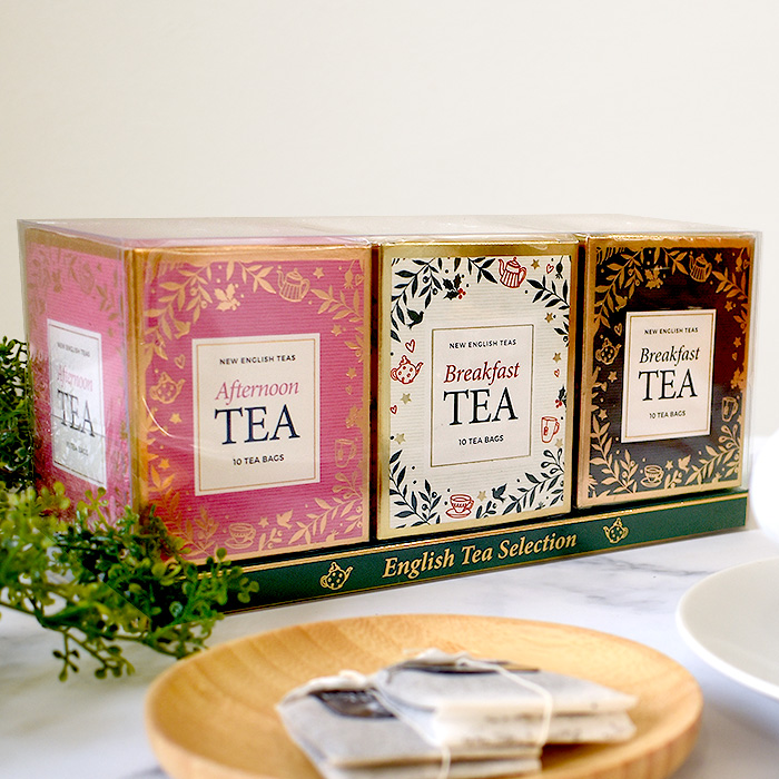 NEW ENGLISH TEAS 紅茶 トリプルボックスセット ティーバッグ 30袋