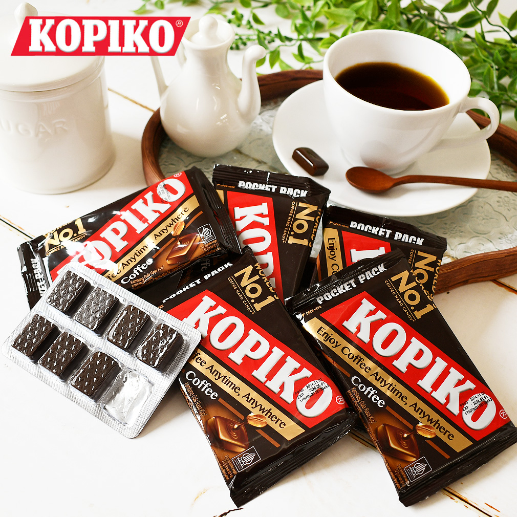 コピコ KOPIKO キャンディー 6個セット ブリスターパック コーヒー