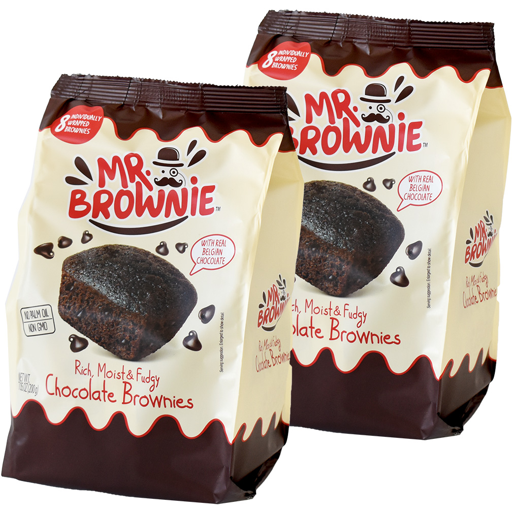 Mr.ブラウニー 2袋セット チョコレートブラウニー 個包装 ガトーショコラ チョコレートケーキ ミスターブラウニー プチギフト バレンタインデー FD871｜montagne-y｜02
