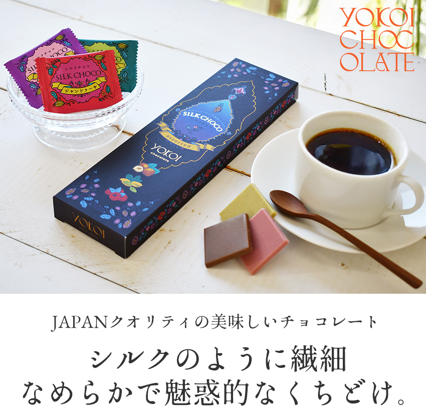 国内製造 シルクチョコレートBOX アソート 化粧箱入り ジャンドゥーヤ