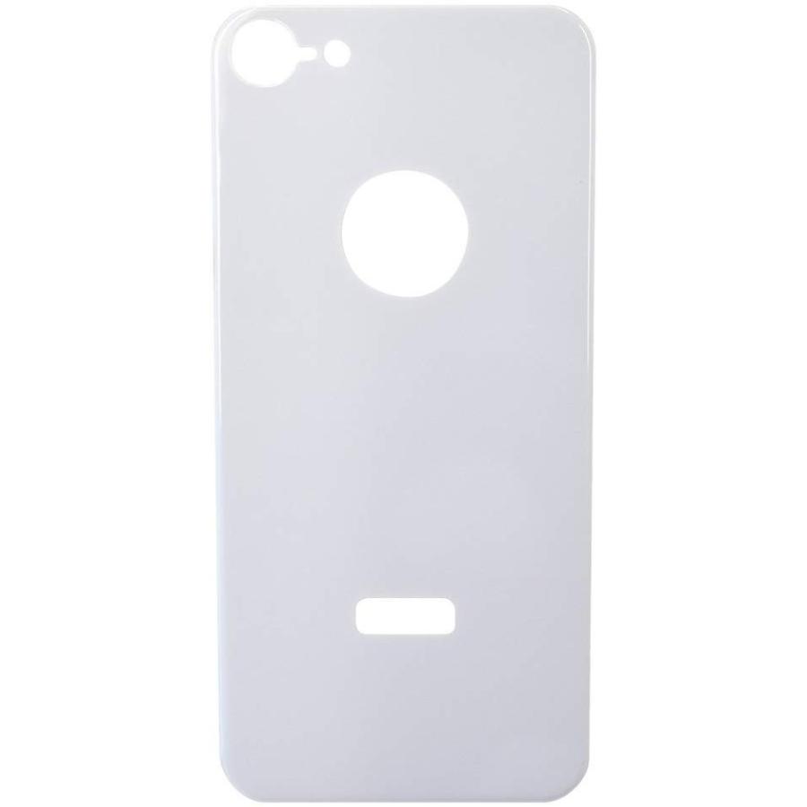 手数料安い iPhone8 + iPhone8用 4D 強化ガラス保護フィルム 背面用 カラー 強化ガラスフィルム エッジが滑らかな 保護フィルム  指紋防止 日本製ガラス FLB207 spurs.sc