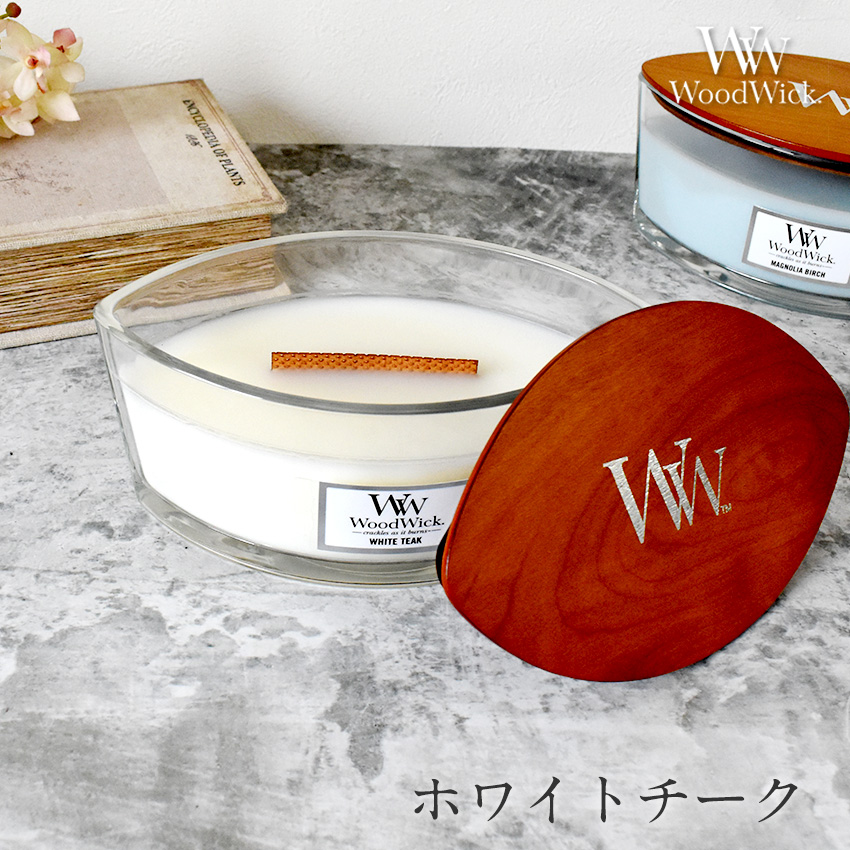 国内正規品 専用BOX付き 暖炉のような音と揺らぎ ハースウィック アロマキャンドル ウッドウィック 木芯 暖炉 たき火 焚き火 WoodWick  IT493 | カメヤマキャンドル | 05
