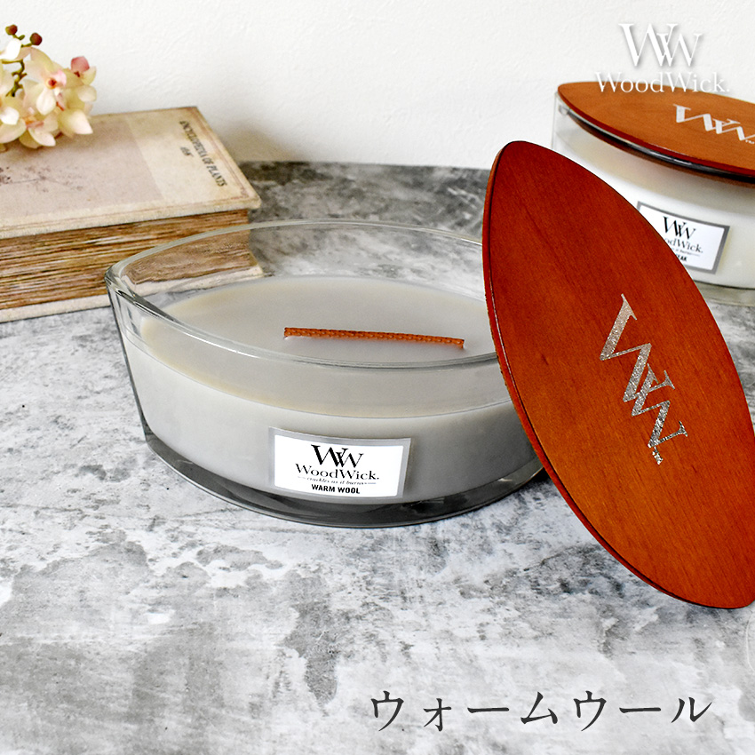 国内正規品 専用BOX付き 暖炉のような音と揺らぎ ハースウィック アロマキャンドル ウッドウィック 木芯 暖炉 たき火 焚き火 WoodWick  IT493 | カメヤマキャンドル | 06