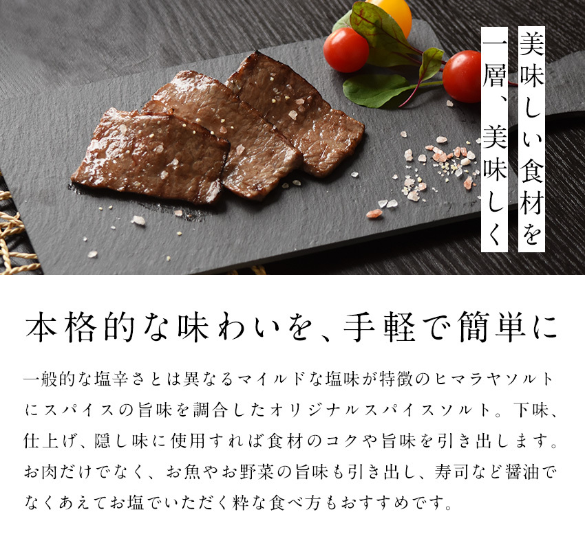 ヒマラヤ岩塩 スパイスソルト ミニパック4種類セット 20g×4パック お試しセット ヒマラヤンソルト ピンクソルト ルビーソルト フレイバーソルト  SM-SALT4P-