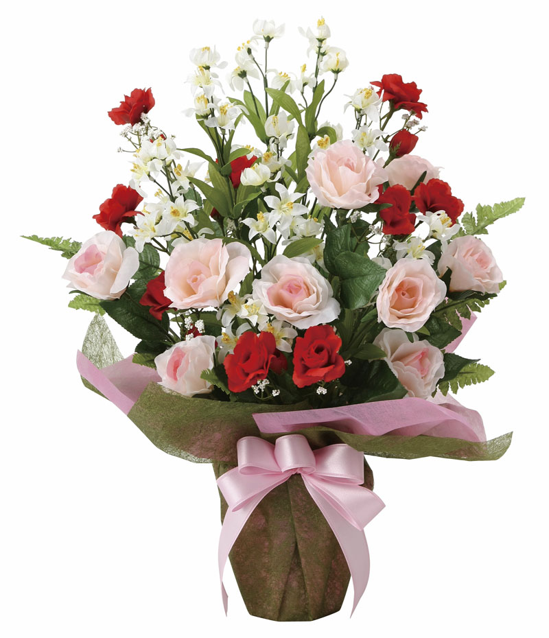 アートフラワー（光触媒造花）、光の楽園　トリートピンク