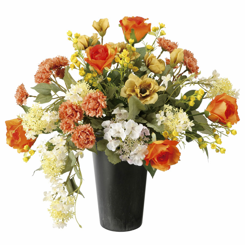 アートフラワー 光触媒 造花 インテリア おしゃれ 高級 タンジェリーナ