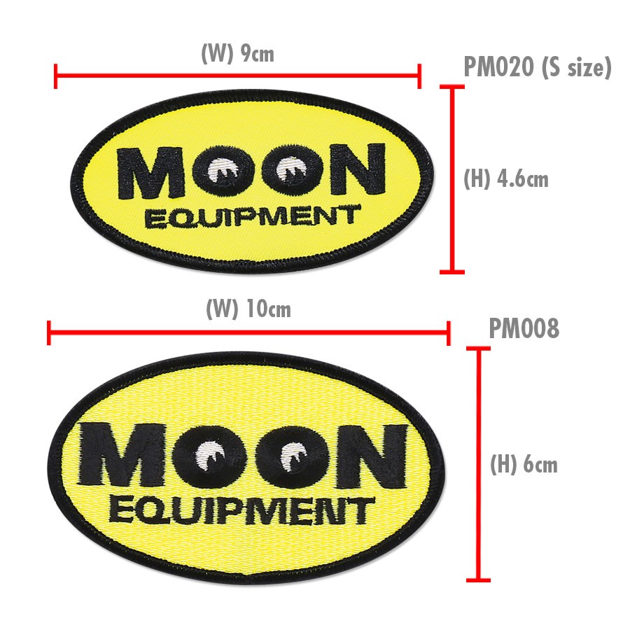 ムーンアイズ MOON Equipment オーバル パッチ (ワッペン) 6×10cm